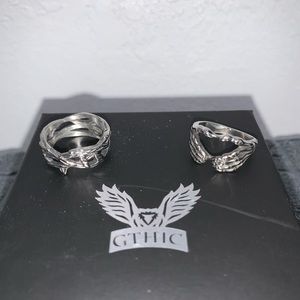 ⚠️LAST CHANCE⚠️ GTHIC Silver Rings